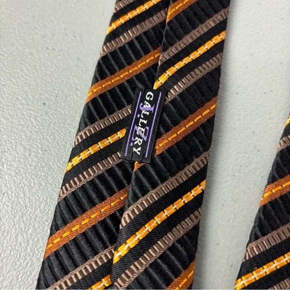 Alltons JZ Richards Gallery Collection Men's Neck Tie Striped Made by hand USA - Picture 4 of 5